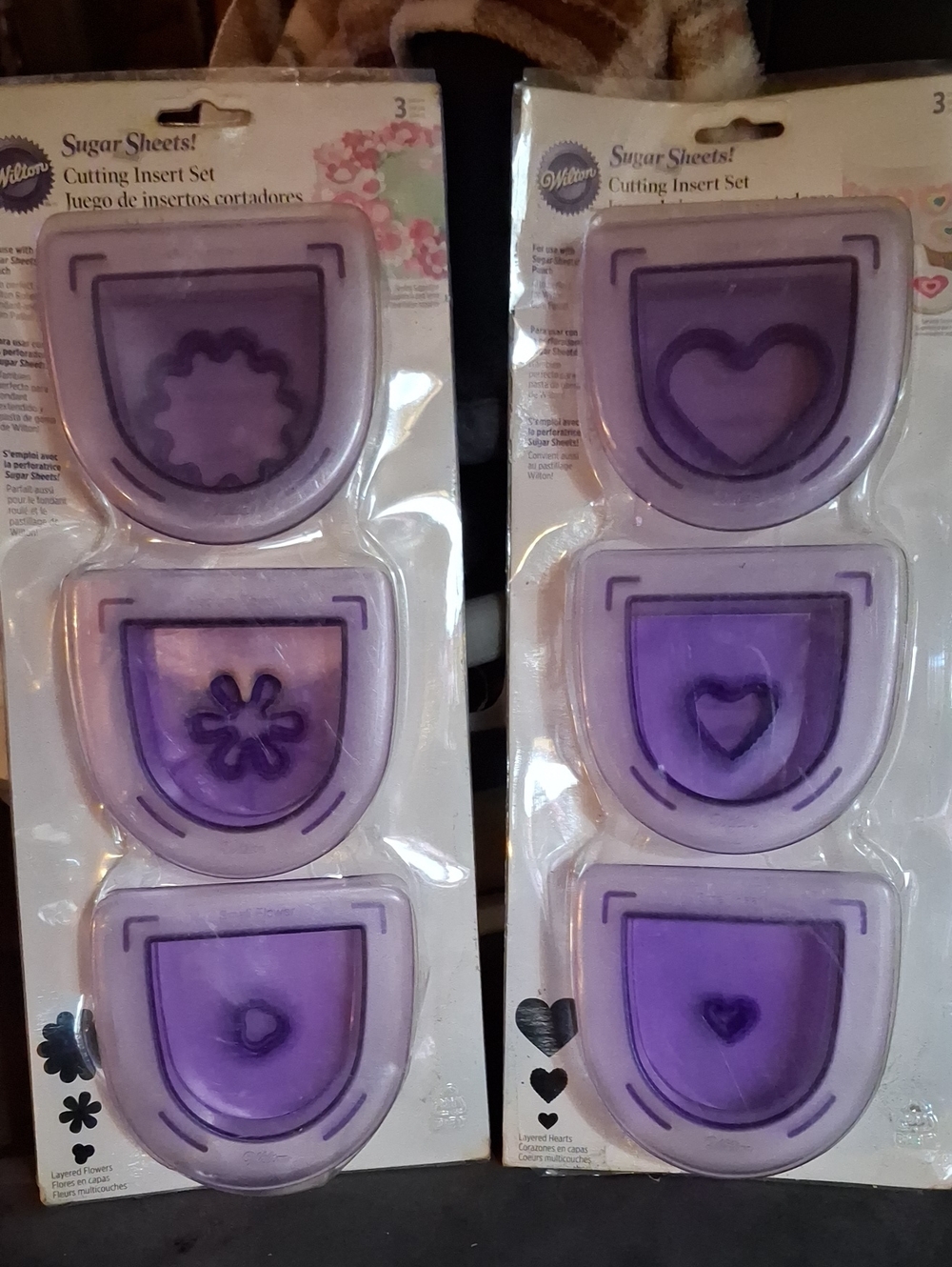 Wilton Layered Hearts And Flowers Cutting Insert Sets